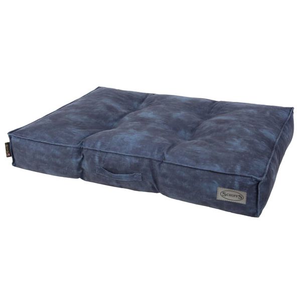 Scruffs & Tramps Hondenkussen Kensington maat L 100x70 cm marineblauw