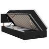 vidaXL Opbergbed met matras met hoofdeinde Zwart 100 x 200 cm fluweel