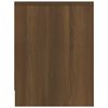 vidaXL Nachtkastje 40x30x40 cm bewerkt hout bruin eikenkleur