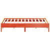vidaXL Bedframe zonder matras massief grenenhout wasbruin 180x200 cm