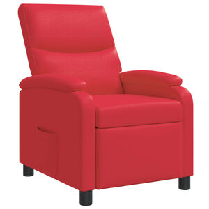 vidaXL Relaxfauteuil Rood Kunstleer