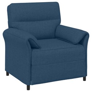 vidaXL Bank 100% polyester metalen frame MDF, Multiplex