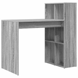 vidaXL Bureau Grijs Sonoma Bewerkt hout 108 x 55 x 103.5 cm
