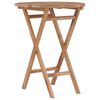 vidaXL Tuintafel inklapbaar 60 cm massief teakhout