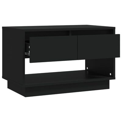 vidaXL Tv-meubel 70x41x44 cm spaanplaat zwart