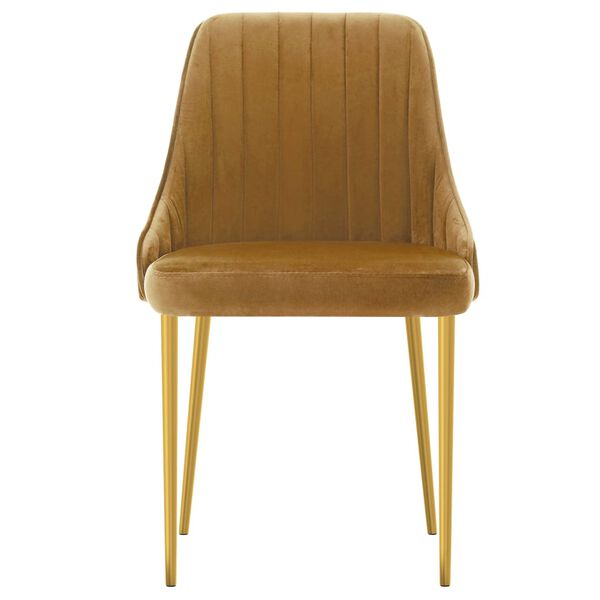 vidaXL Eetkamerstoelen 6 st fluweel bruin