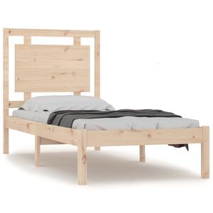 vidaXL Bedframe massief hout 100x200 cm