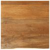 vidaXL Tafelblad met natuurlijke rand 60x60x3,8 cm massief mangohout