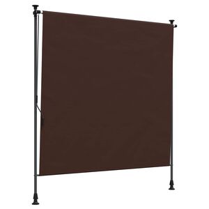 vidaXL Buiten Rolgordijn Bruin 200 x 270 cm