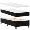 vidaXL Boxspringbed met matras met hoofdeinde Zwart 80 x 200 cm Stof