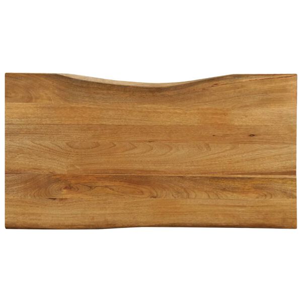 vidaXL Tafelblad met natuurlijke rand 110x60x3,8 cm massief mangohout