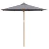 vidaXL Tuinparasol Donkergrijs &Oslash; 270 x 260 cm Bamboe