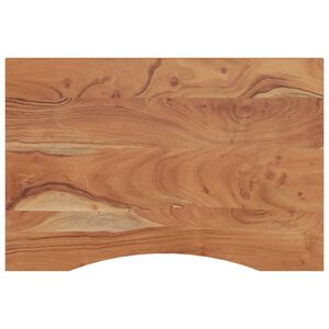 vidaXL Bureaublad rechthoekig 90x60x2,5 cm massief acaciahout