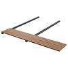 vidaXL Terrasplanken met accessoires 15 m&sup2; 4 m massief HKC teak