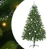 vidaXL Kerstboom met 300 LED met standaard Groen 180 cm PE