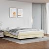 vidaXL Pocketveringmatras medium 180x200x20 cm kunstleer cr&egrave;mekleurig