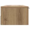 vidaXL Wandkast 102x30x20 cm bewerkt hout artisanaal eikenkleur
