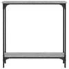 vidaXL Wandtafel 75x22,5x75 cm bewerkt hout grijs sonoma eikenkleurig
