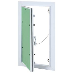 vidaXL Toegangs paneel Groen en Zilver 30 x 55 cm