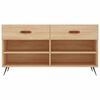 vidaXL Schoenenbank 102x35x55 cm bewerkt hout sonoma eikenkleurig