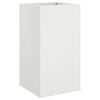 vidaXL Plantenbak 42x38x75 cm staal wit