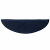 vidaXL Trapmatten zelfklevend 15 stuks 56x17x3 cm marineblauw halfrond