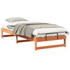 vidaXL Bedframe Bruin 100 x 220 cm Massief grenenhout