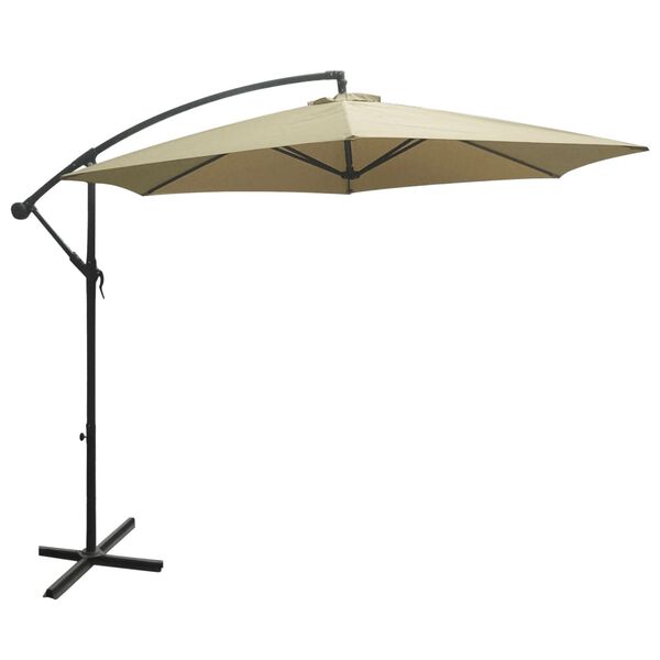 HI Zweefparasol 3 m UV50+ beige