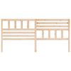 vidaXL Hoofdbord 186x4x100 cm massief grenenhout