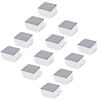 vidaXL Grondspots 12 st LED 100x100x68 mm