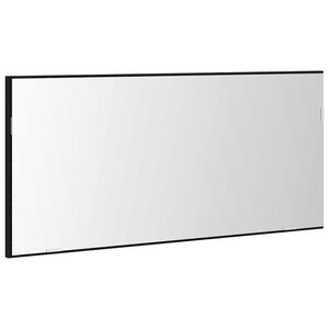 vidaXL Spiegel Zwart eiken 80 x 37 cm Glas en Engineered Hout