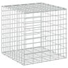 vidaXL Gabion met 5 mm Draad en 5x10 cm Gaas 50x50x50 cm