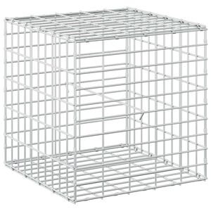 vidaXL Gabion met 5 mm Draad en 5x10 cm Gaas 50x50x50 cm