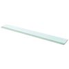 vidaXL Schappen 2 st 110x12 cm glas transparant