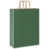 vidaXL Papieren zakken 250 st met hengsels 32x12x42 cm groen