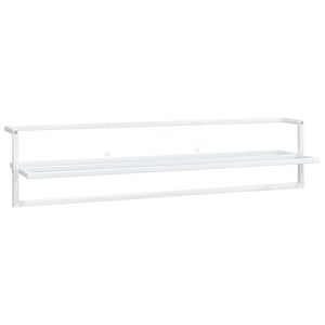 vidaXL Handdoekenrek 95x25x22 cm ijzer wit