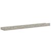 vidaXL Wandschappen 2 st 60x9x3 cm betongrijs