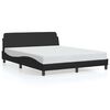 vidaXL Bedframe "Dover" kunstleer zwart 152x203 cm
