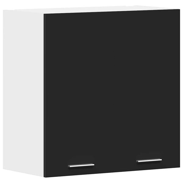 vidaXL Bovenkast Lyon 60x31x60 cm bewerkt hout zwart