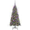 vidaXL Kunstkerstboom met 150 LED Groen 120 cm PVC en Plastic en Staal