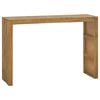 vidaXL Wandtafel 110x35x75 cm massief teakhout