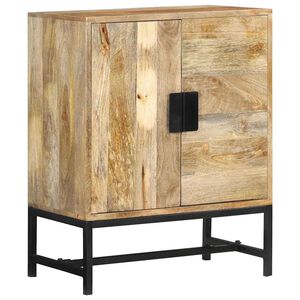 vidaXL Dressoir 60x35x75 cm massief mangohout