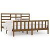vidaXL Bedframe massief grenenhout honingbruin 200x200 cm