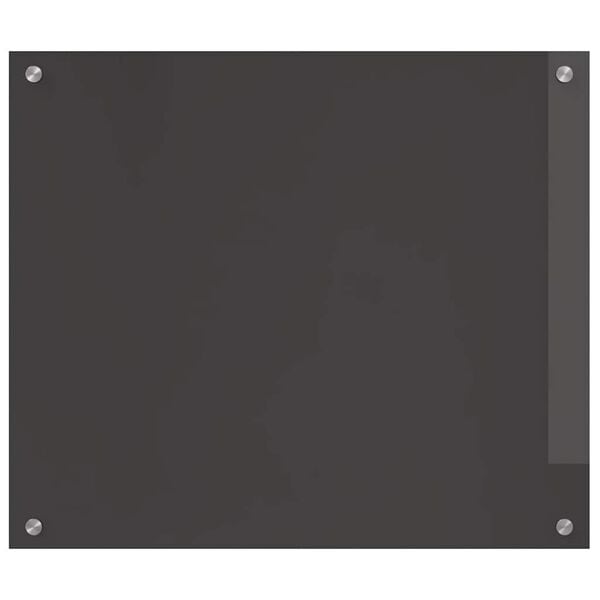 vidaXL Keuken Spatscherm 2 pcs Donkergrijs 70 x 60 cm gehard glas