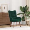 vidaXL Fauteuil Donkergroen 63 x 67 x 94 cm Fluweel