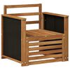 vidaXL Buiten Midden Sofa Naturel