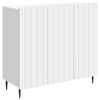 vidaXL Dressoir Wit 89 x 34,5 x 82 cm Bewerkt hout