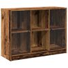 vidaXL Dressoir 102x37x75,5 cm bewerkt hout oud houtkleurig