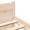 vidaXL Bedframe massief hout 140x190 cm