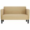 vidaXL Loveseat bank 109 cm corduroy stof grijsgroen